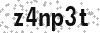 Security Code - Visually impaired may click to show text version of code in new window